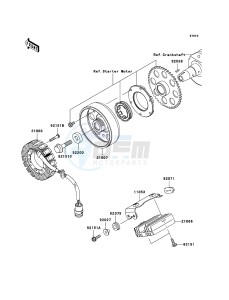 Z750 ZR750-J2H FR GB XX (EU ME A(FRICA) drawing Generator