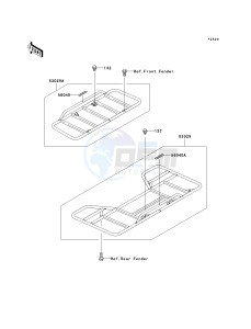 KLF 250 A [BAYOU 250] (A1-A3) [BAYOU 250] drawing CARRIER-- S- --- CA,US- -