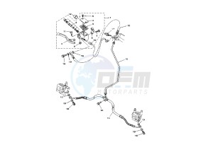 ATV 660 drawing FRONT MASTER CYLINDER