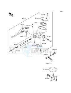 VN 1500 E [VULCAN 1500 CLASSIC] (E1) [VULCAN 1500 CLASSIC] drawing CLUTCH MASTER CYLINDER