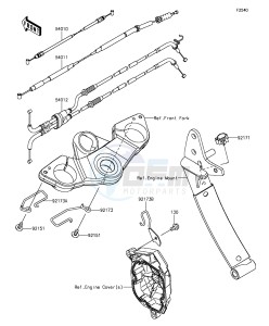 Z1000SX ZX1000LGF FR GB XX (EU ME A(FRICA) drawing Cables