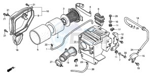 CG125M drawing AIR CLEANER (2)