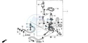 CBR900RR FIRE BLADE drawing FUEL PUMP (CBR900RR2,3)