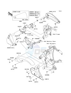 VN 2000 H [VULCAN 2000 CLASSIC] (8F-9F) 0H9F drawing SIDE COVERS_CHAIN COVER