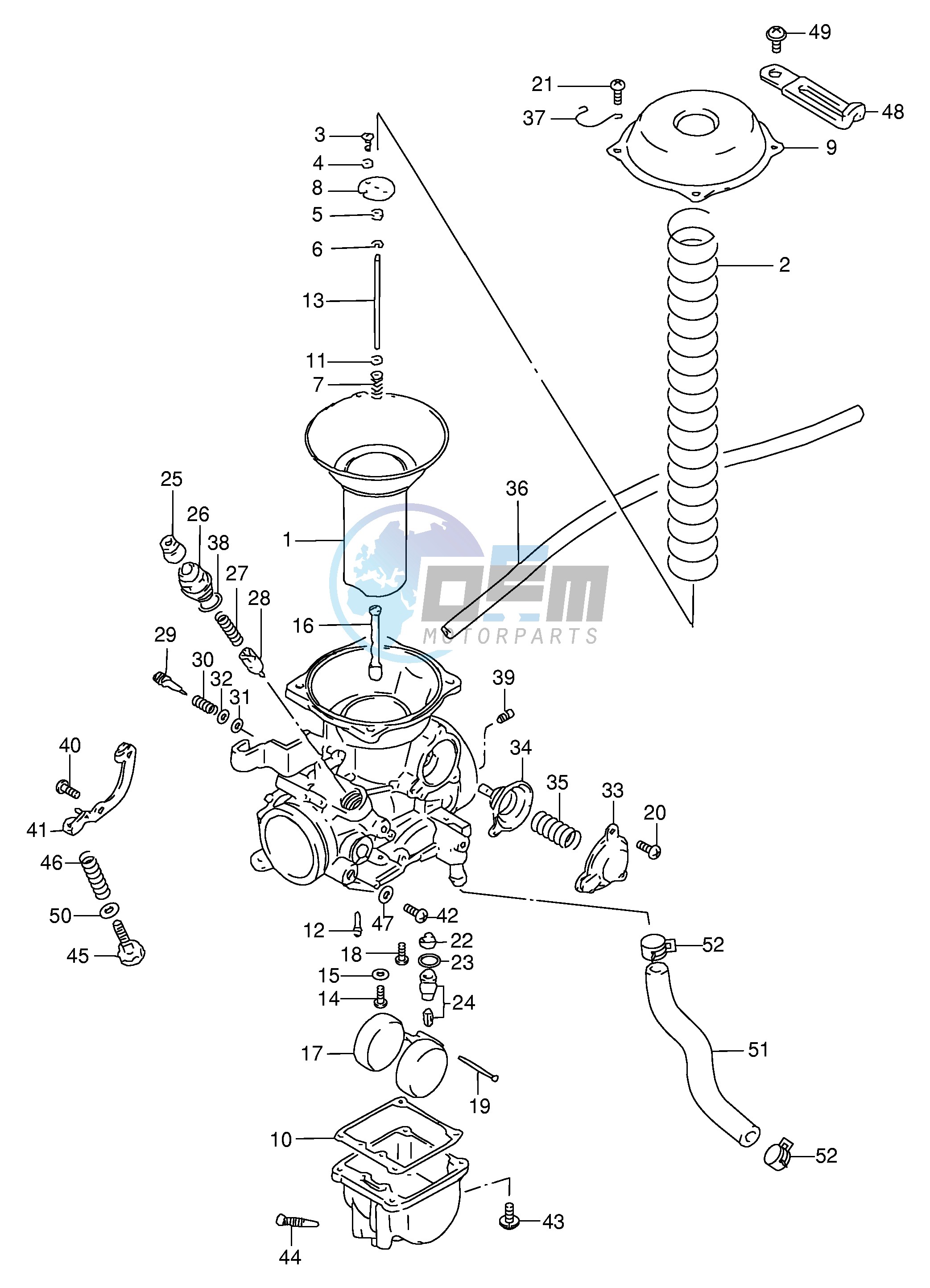 CARBURETOR (REAR)