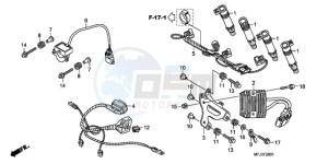 CBR600RA9 Australia - (U / ABS MME) drawing SUB HARNESS