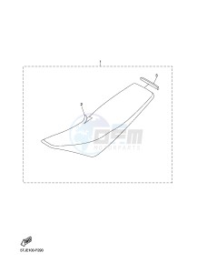 WR250F (1HC6 1HC7 1HC8) drawing SEAT