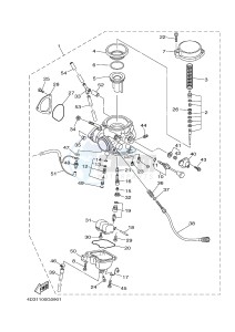 YFM250R YFM25RB RAPTOR 250 (1BTG 1BTH 1BTJ) drawing CARBURETOR