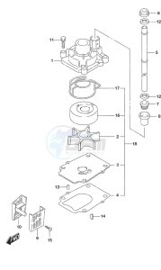 DF 90A drawing Water Pump