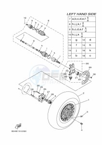 YXZ1000ET YXZ1000R SS (BASU) drawing FRONT WHEEL