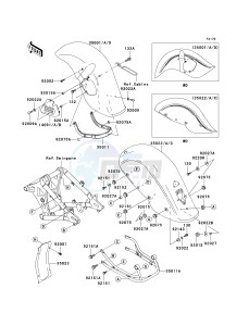 VN 800 C [VULCAN 800 DRIFTER] (C1 CAN ONLY-C2) [VULCAN 800 DRIFTER] drawing FENDERS