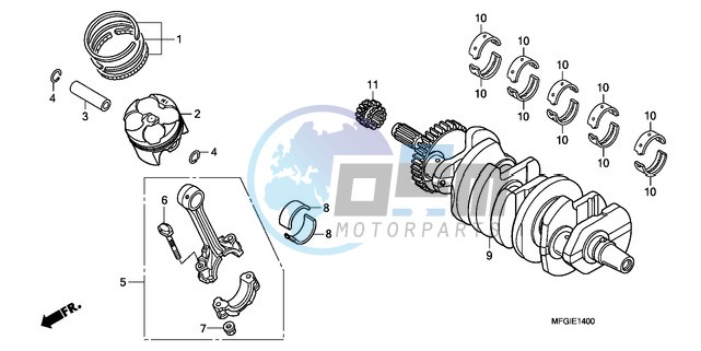 CRANKSHAFT/PISTON