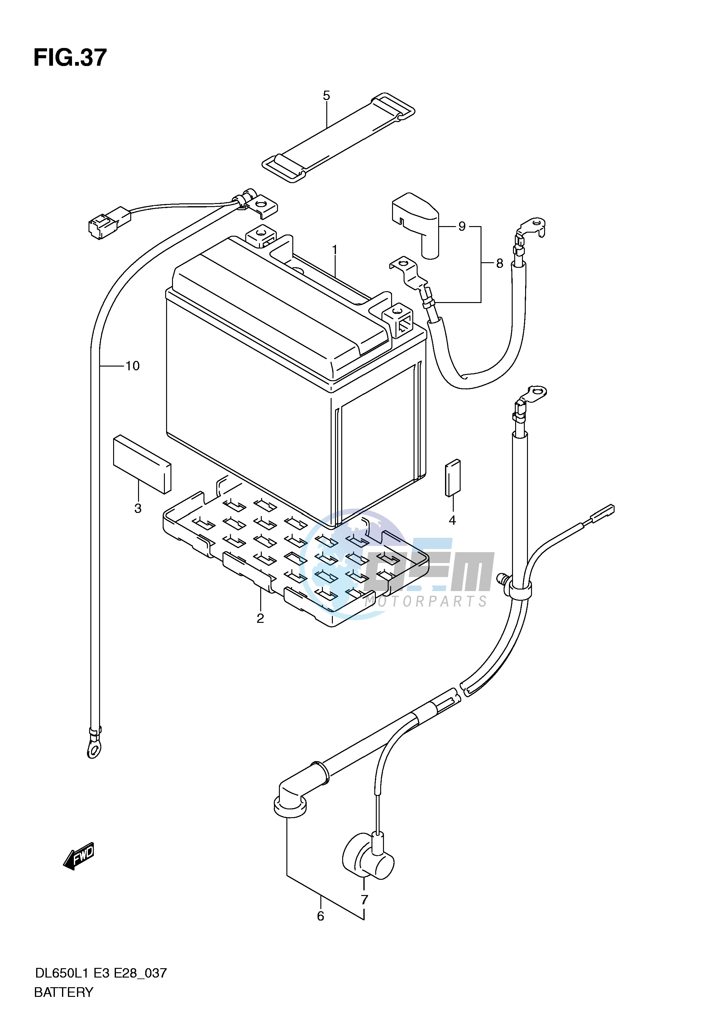 BATTERY (DL650L1 E3)