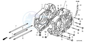 CRF70FC drawing CRANKCASE