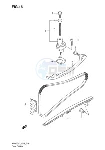 AN400 ABS BURGMAN EU-UK drawing CAM CHAIN