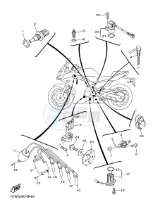 XJ6F 600 DIVERSION F (1CWV 1CWW) drawing ELECTRICAL 1