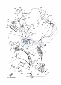 MT-10 MTN1000 (B67X) drawing RADIATOR & HOSE