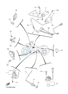 XVS1300A MIDNIGHT STAR (12C7) drawing ELECTRICAL 1