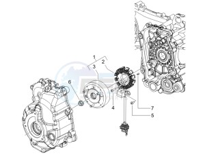 Carnaby 200 4t e3 drawing Flywheel magneto