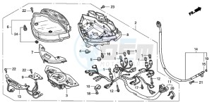 SH125R drawing METER