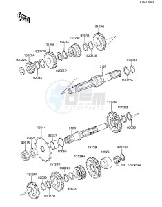 KZ 250 D [CSR] (D2) [CSR] drawing TRANSMISSION -- 81 D2- -