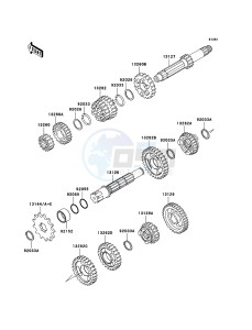 KX85 / KX85 II KX85B7F EU drawing Transmission