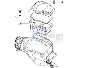 Runner 50 SP Race drawing Meter combination - Cruscotto