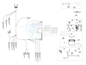 RSV4 1000 RR E4 ABS (NAFTA) drawing Rear electrical system