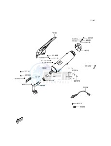 J300 SC300AEFA XX (EU ME A(FRICA) drawing Muffler(s)