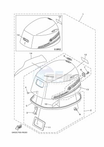 F15CEL drawing FAIRING-UPPER