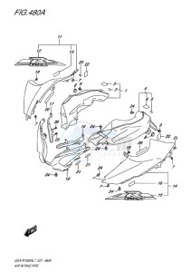 GSX-R1000 EU drawing AIR INTAKE PIPE (YSF)