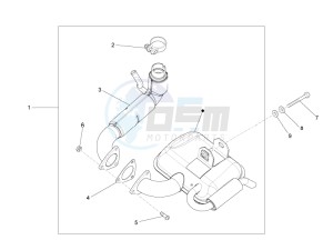 PX 125 drawing Silencer