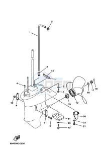 F15PLHD drawing PROPELLER-HOUSING-AND-TRANSMISSION-2