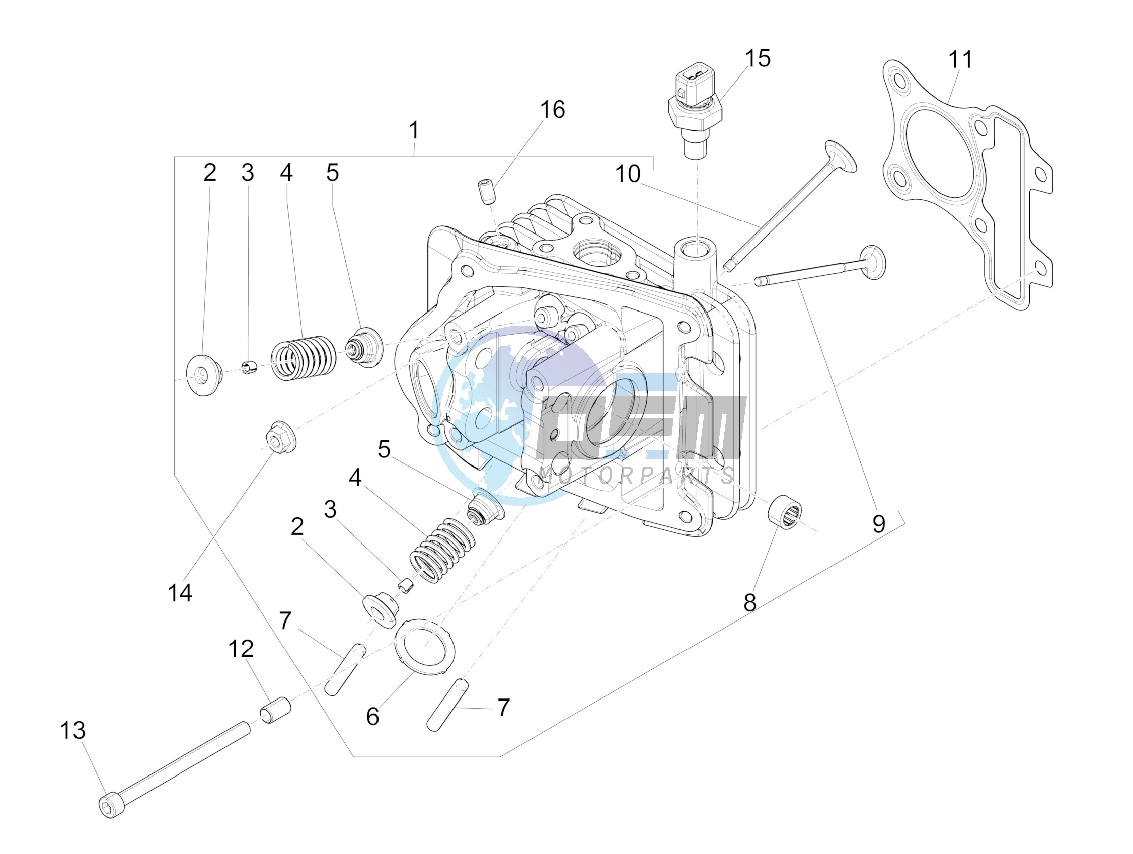 Cylinder head unit - Valve