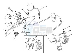 PLANET 125 drawing FRONT BRAKE