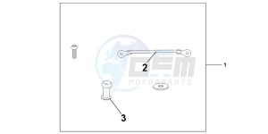 CBR1000RRB drawing TANK BAG ATT KIT