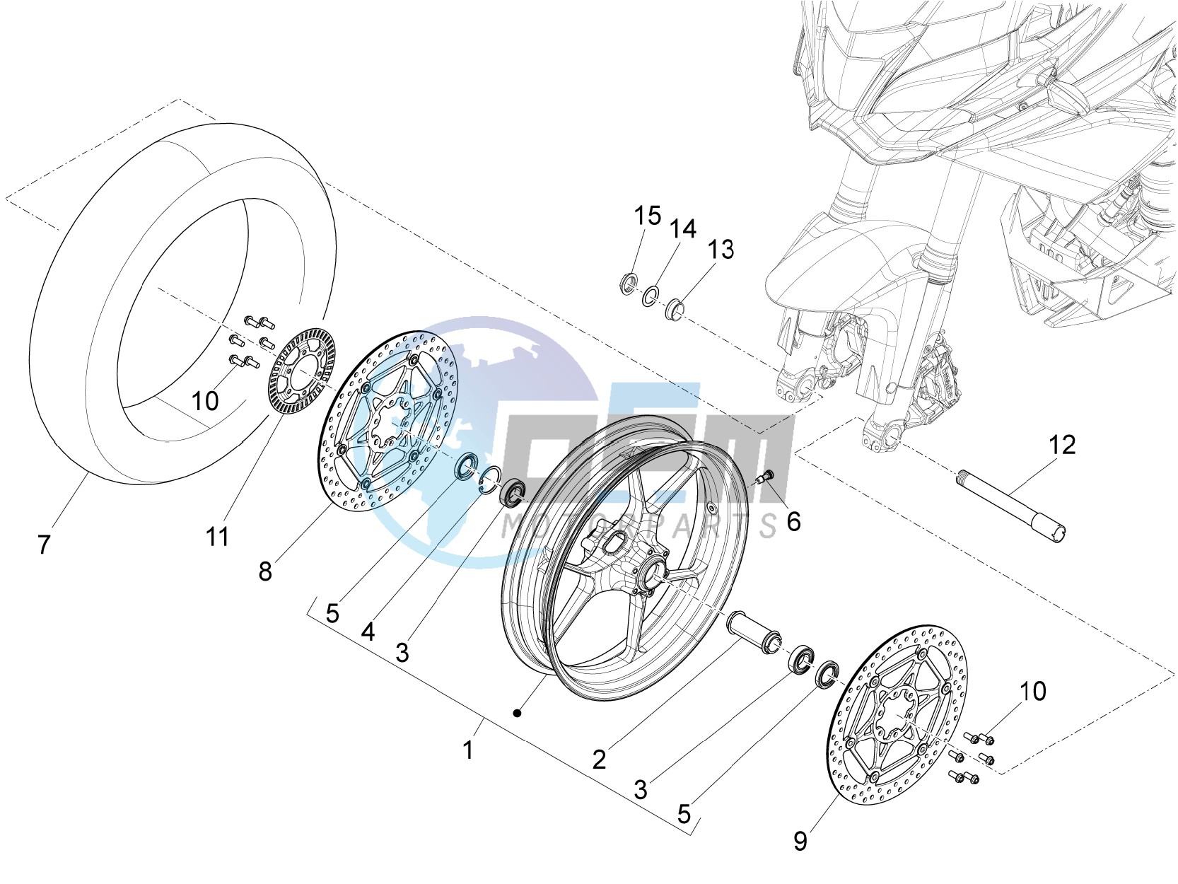 Front wheel