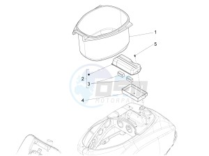 LXV 150 4T 3V IE NOABS E3 (APAC) drawing Helmet housing - Undersaddle