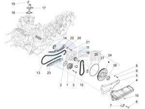 150 Sprint 4T 3V ie (EMEA) drawing Oil pump