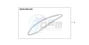 NV750C2 drawing FR.MUDGUARD ORNAMENT