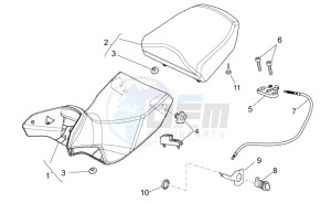 Stelvio 1200 - NTX - ABS 1200 drawing Saddle