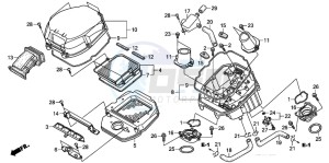 XL1000VA drawing AIR CLEANER