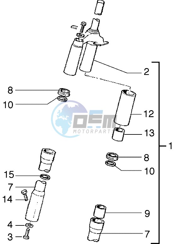 Front-wheel suspension