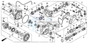 TRX420TM FOURTRAX drawing FRONT FINAL GEAR