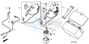 CB600F9 Europe Direct - (ED / 25K) drawing BATTERY