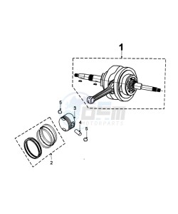 TWEET 125 C PRO drawing CRANKSHAFT AND PISTON