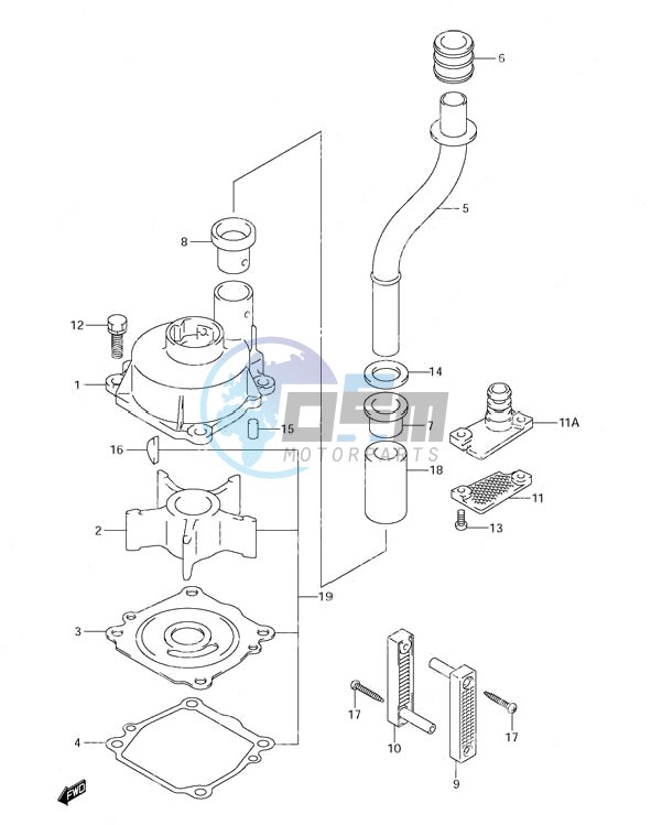 Water Pump (S/N 681517 & Older)