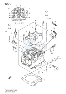 RM-Z450 EU drawing CYLINDER HEAD