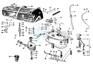 PXE ARCOBALENO 125 drawing Fuel Tank