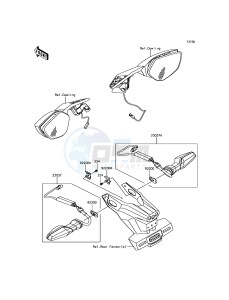 NINJA H2 / NINJA H2 CARBON ZX1000XHF XX (EU ME A(FRICA) drawing Turn Signals